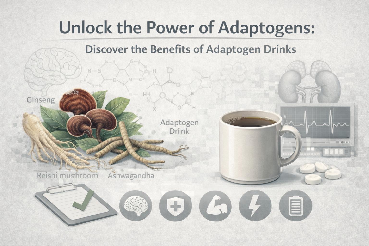 Unlock the Power of Adaptogens: Discover the Benefits of Adaptogen Drinks