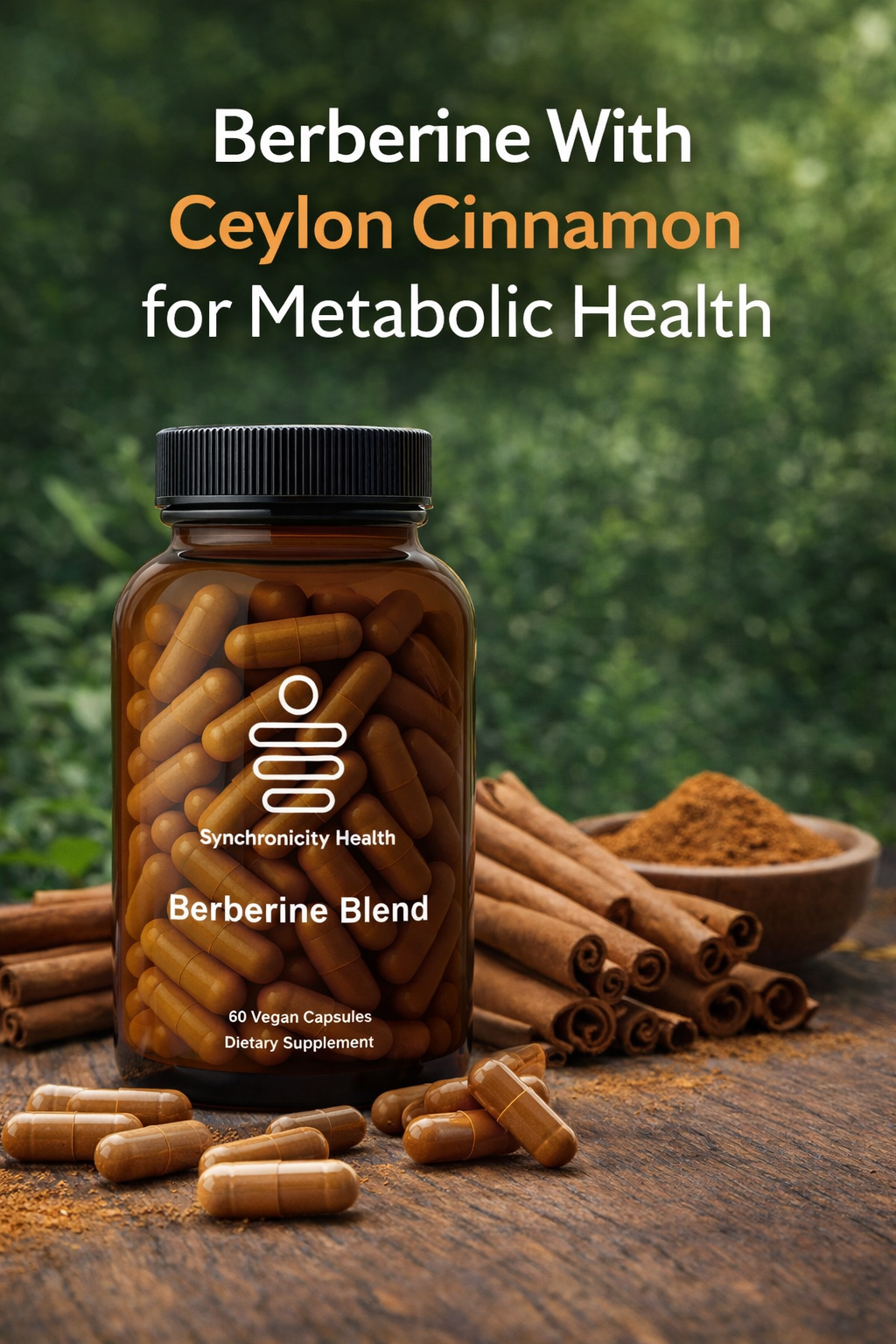 Berberine With Ceylon Cinnamon for Optimal Metabolism