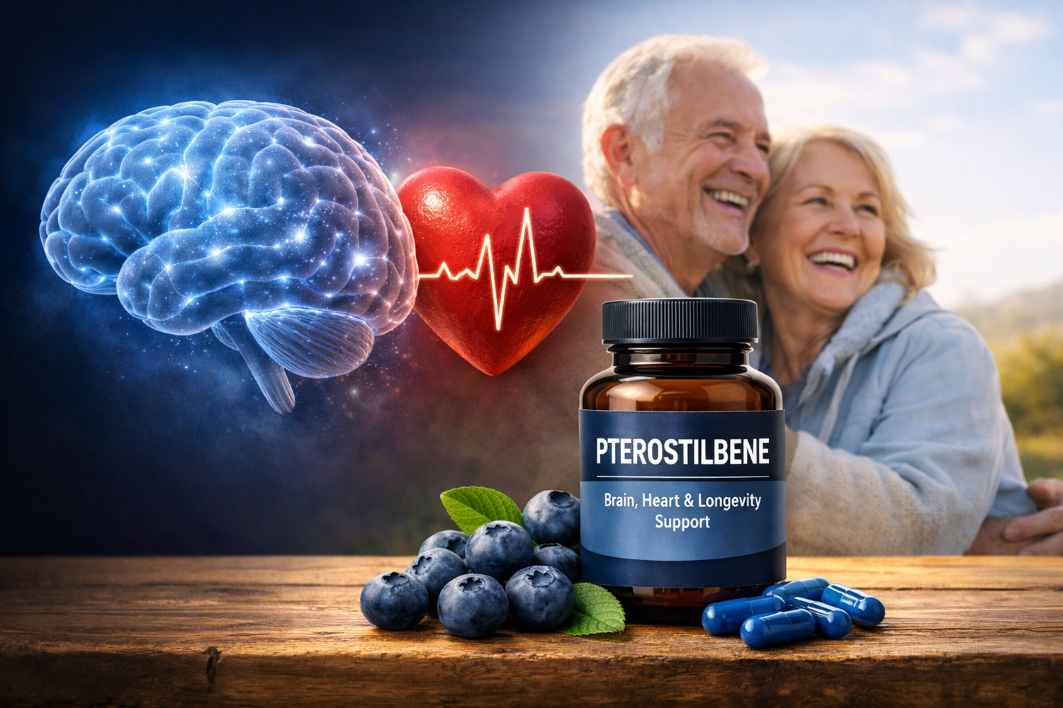 Pterostilbene Benefits for Brain, Heart & Longevity