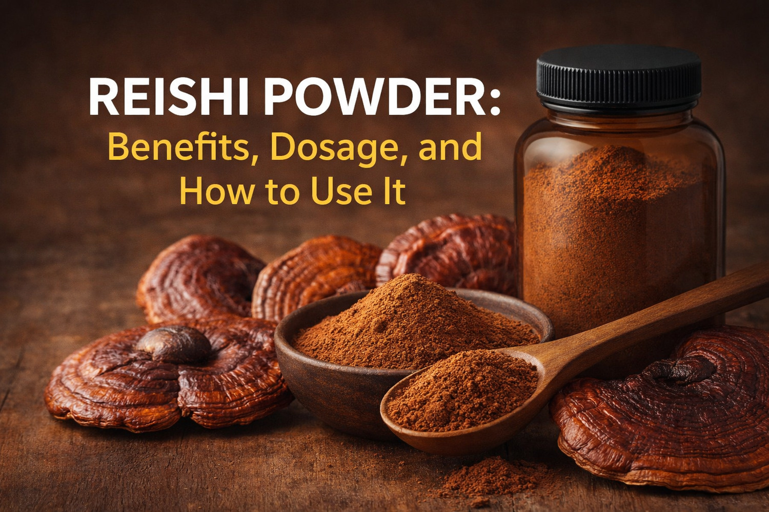 Reishi Powder: Benefits, Dosage, and How to Use It