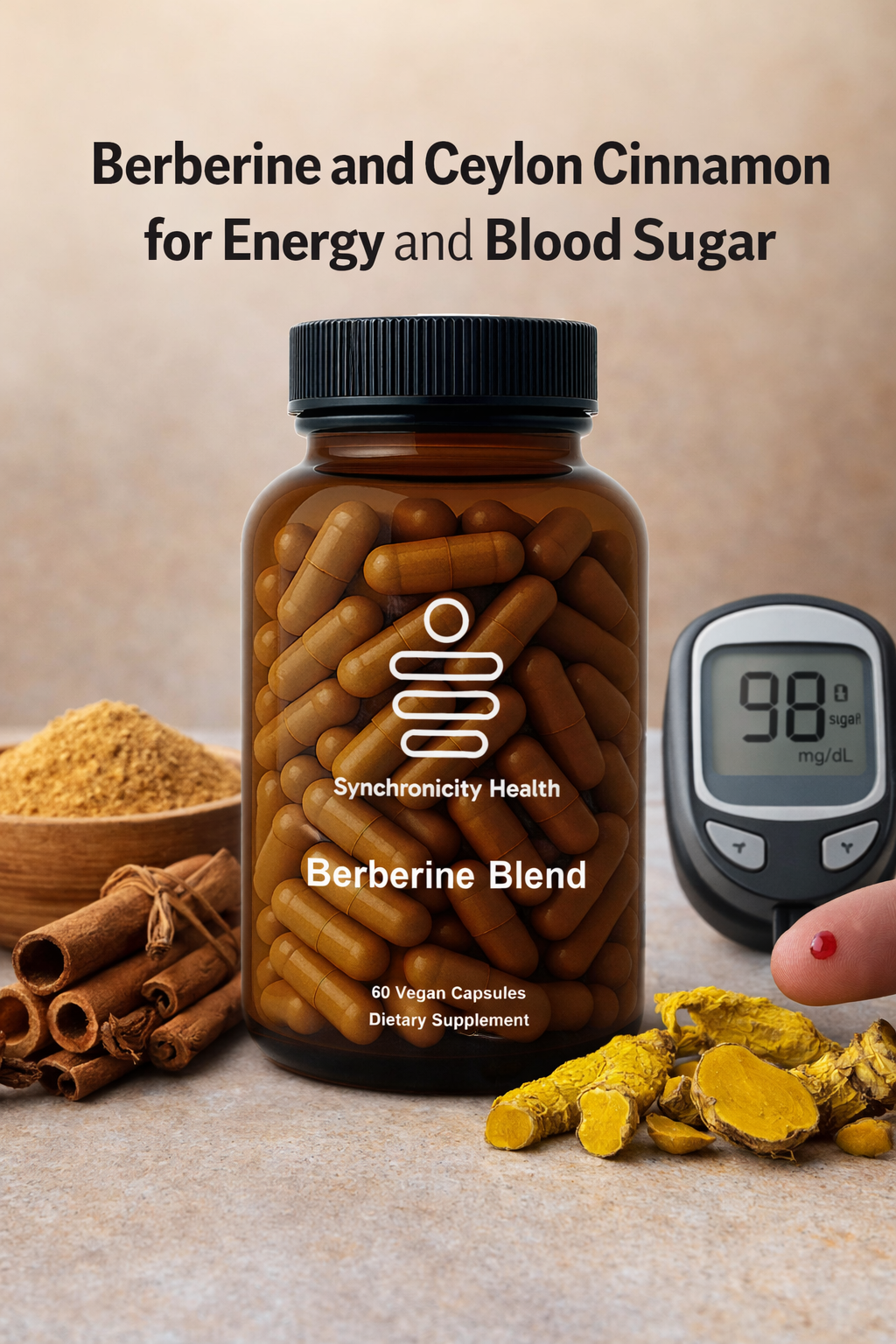 Berberine and Ceylon Cinnamon for Energy and Blood Sugar