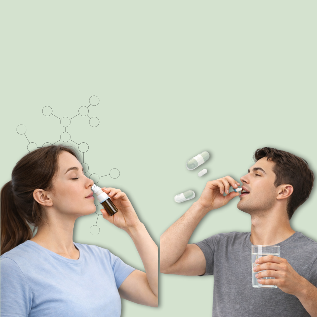 Nasal vs. Oral Supplements: Which Delivery Method Offers Enhanced Bioavailability?
