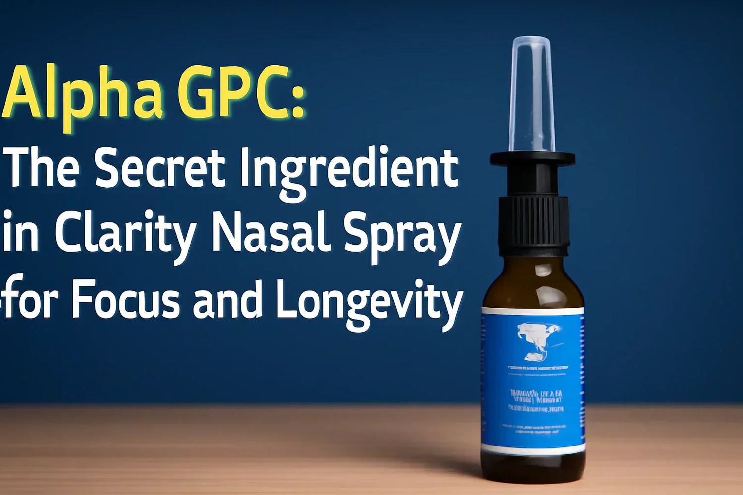 Alpha GPC: Key Ingredient in Nasal Spray for Focus & Clarity