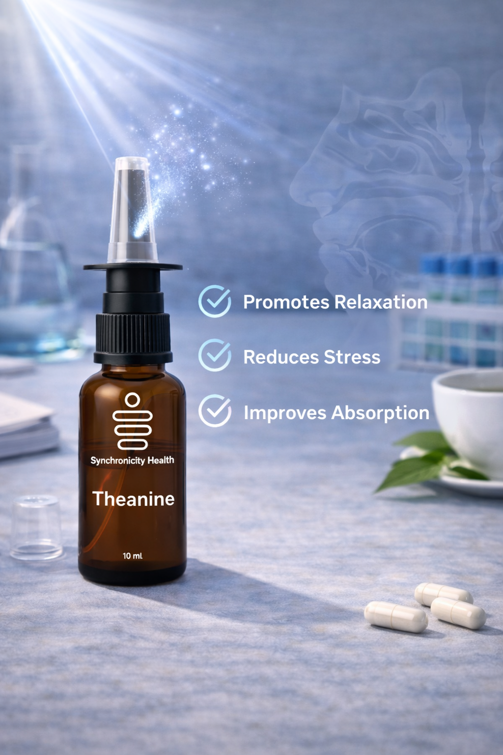 Theanine Nasal Spray Benefits: Uses, Absorption, and Effectiveness
