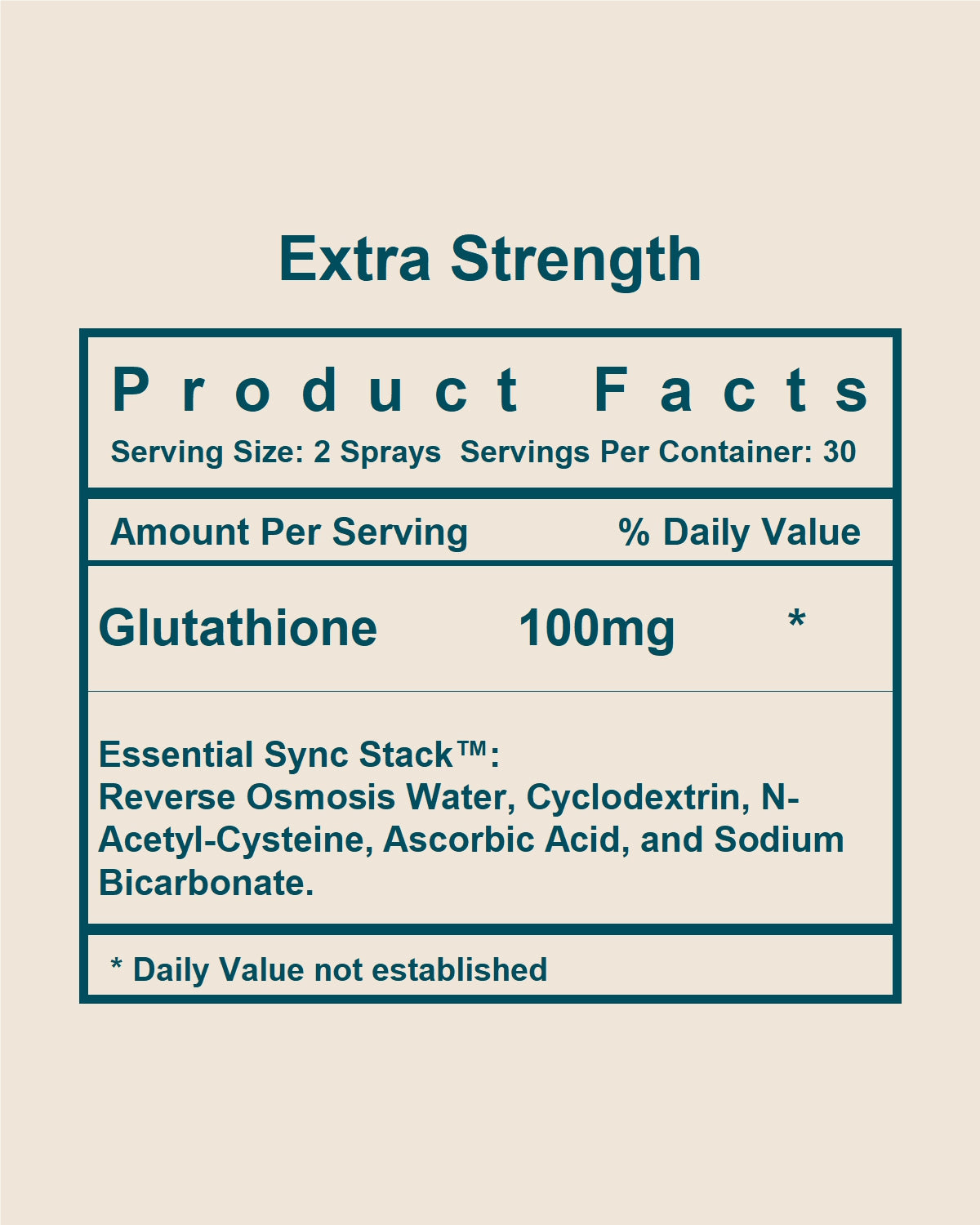 Glutathione Nasal Spray