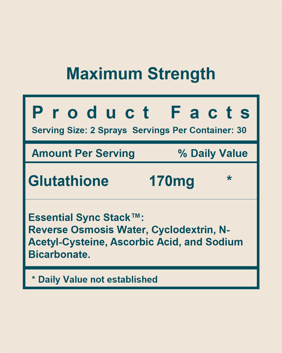 Glutathione Nasal Spray