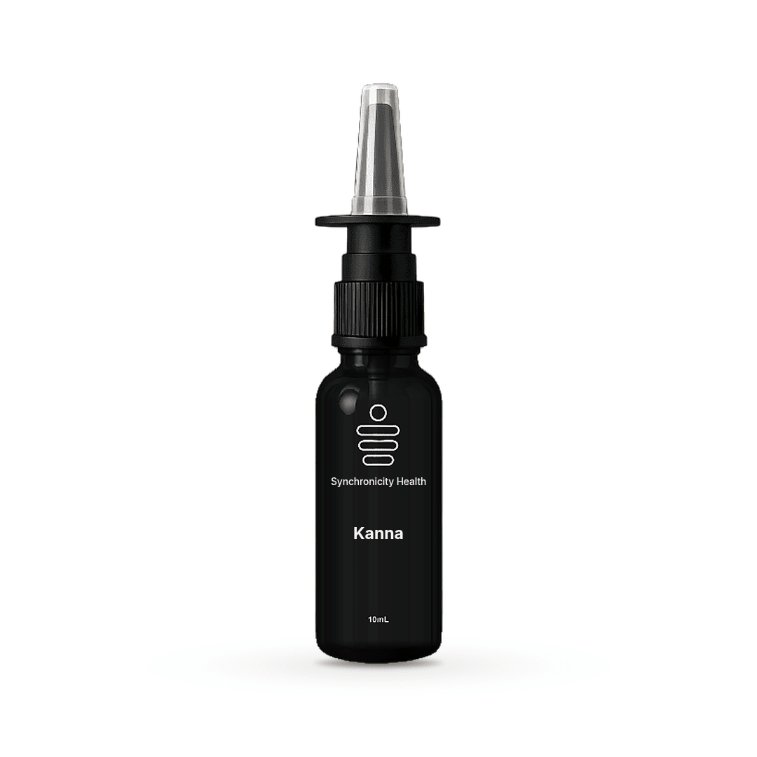 Synchronicity Health Kanna nasal spray, black 10 mL bottle