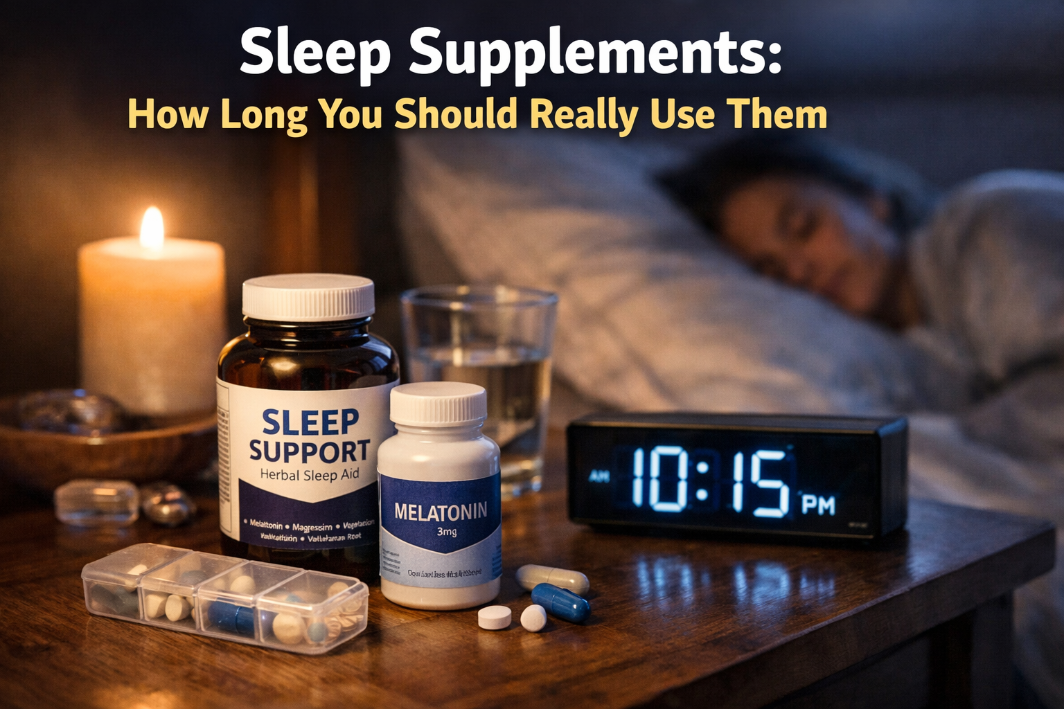 Sleep Supplements: How Long You Should Really Use Them