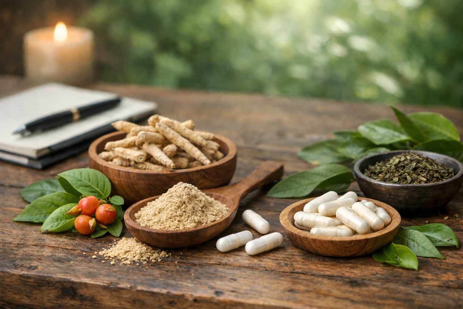 Ashwagandha and L Theanine for Calm, Focused Energy