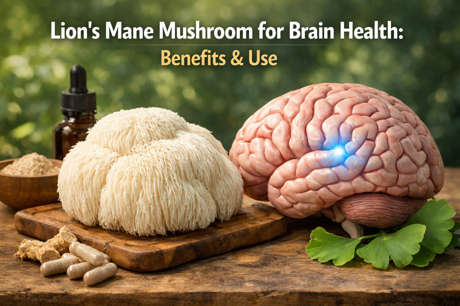 Lion’s Mane Mushroom for Brain Health: Benefits & Use