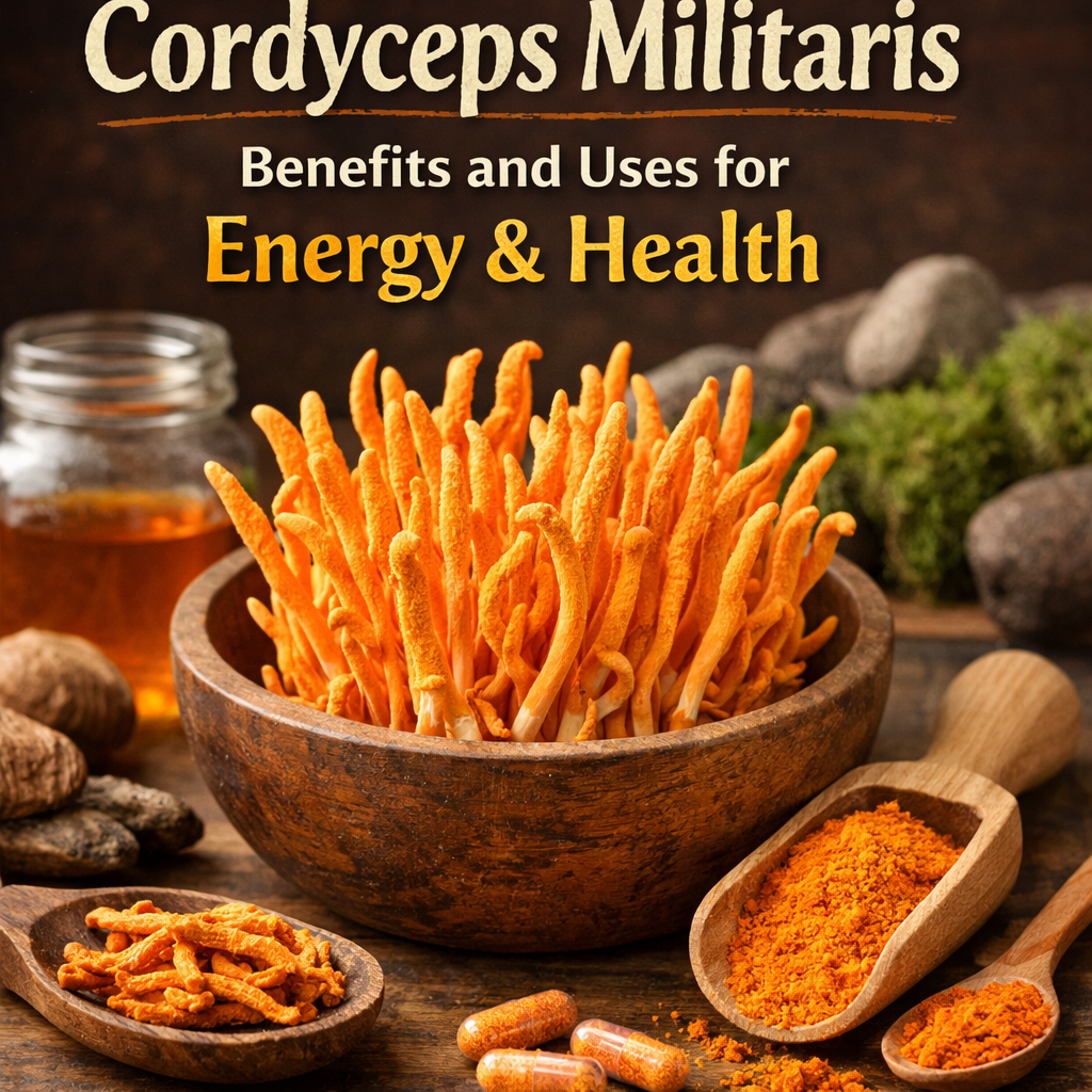 Cordyceps Militaris Benefits and Uses for Energy & Health