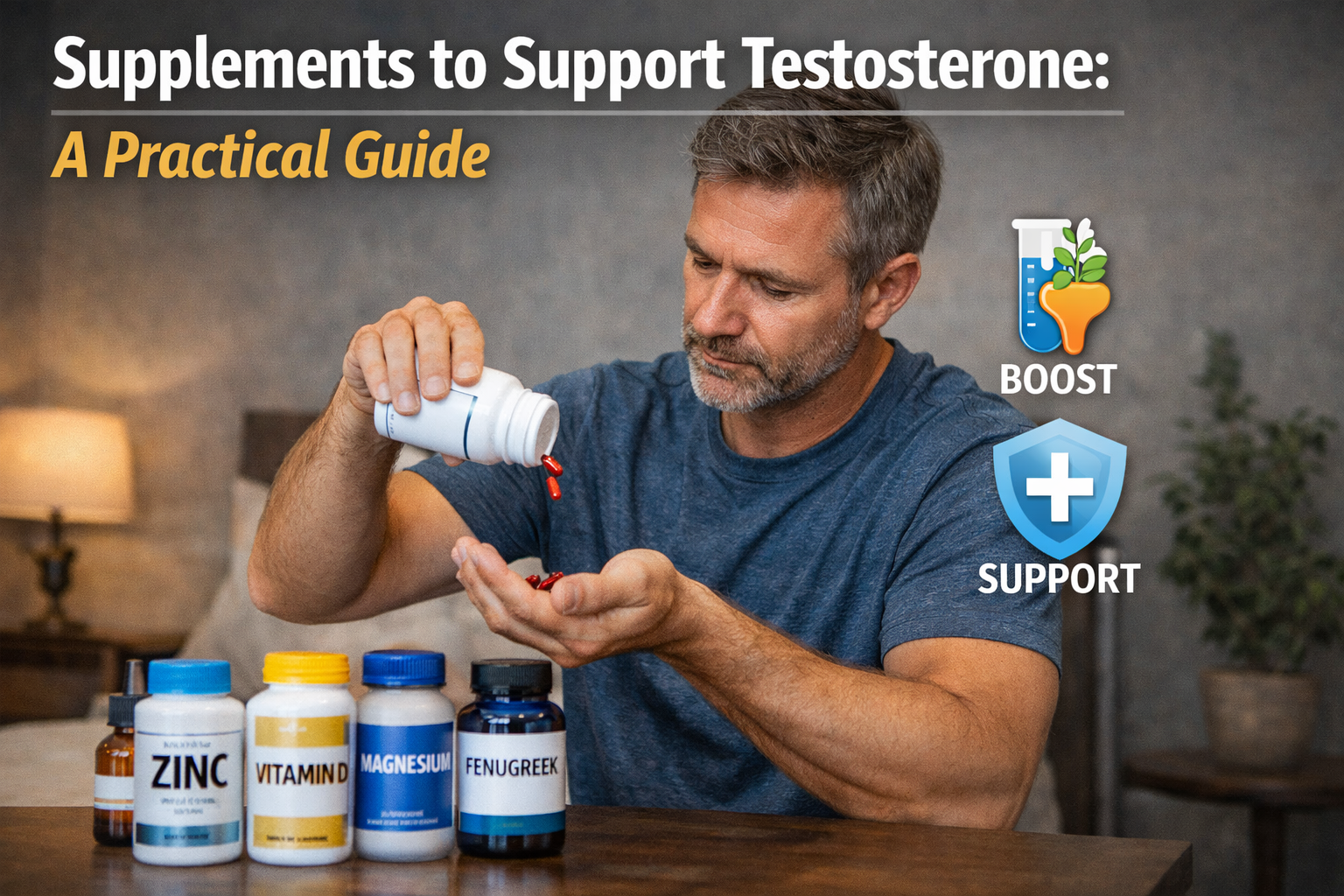 Supplements to Support Testosterone: A Practical Guide