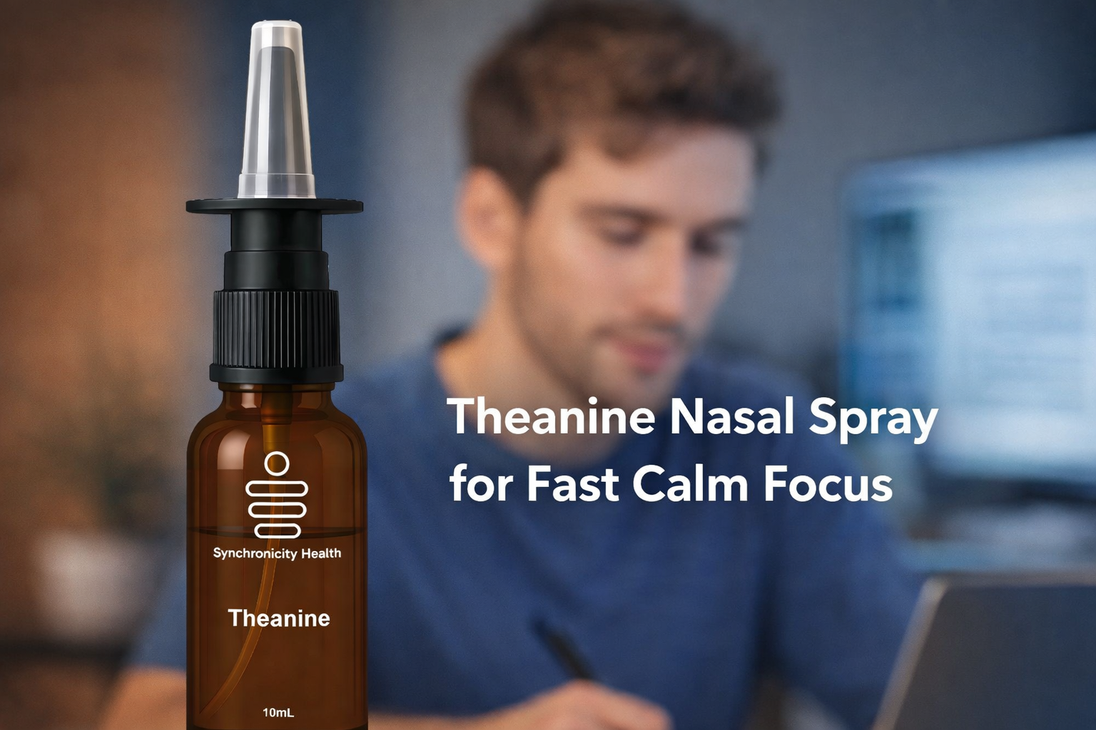 Theanine Nasal Spray for Fast Calm Focus