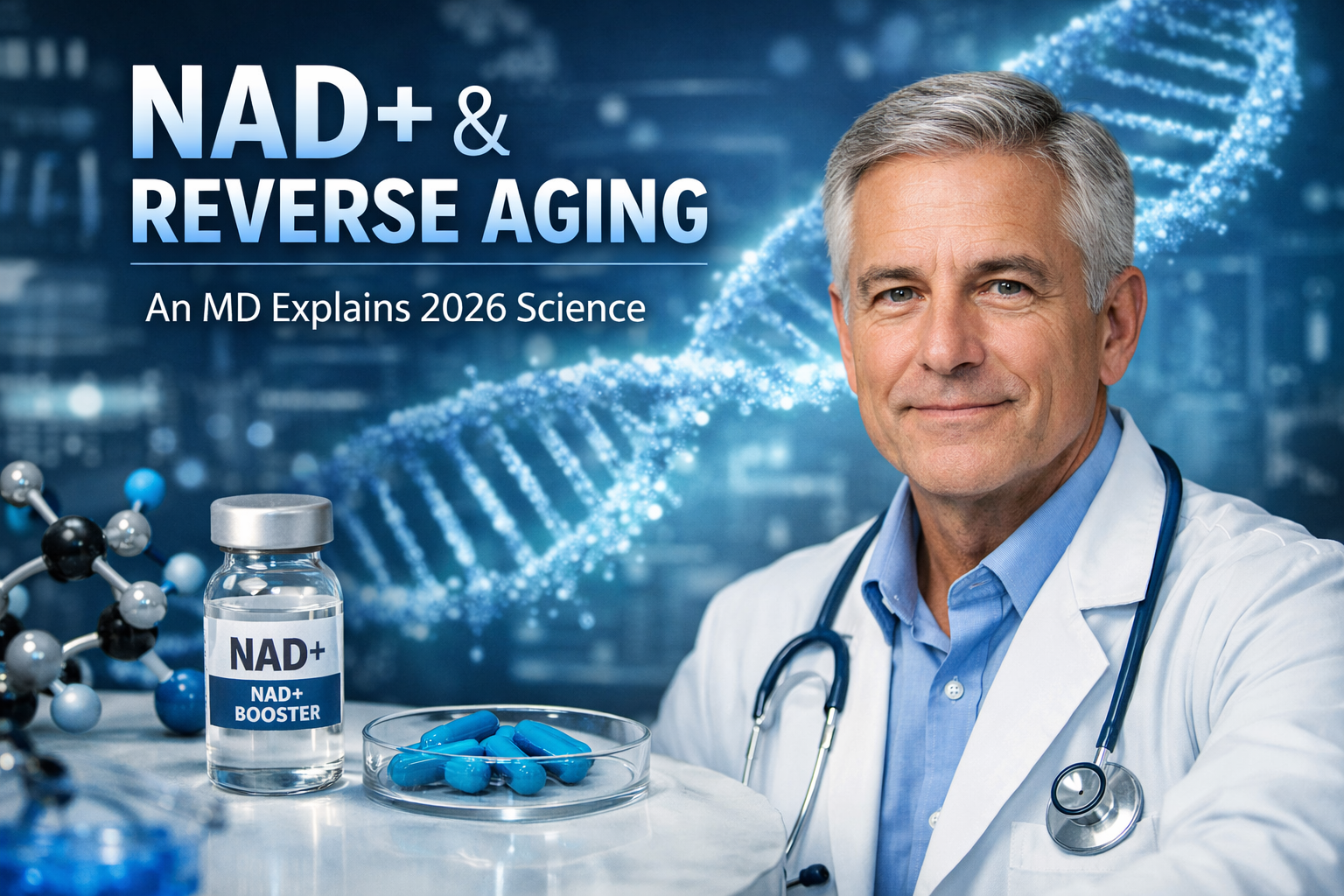 NAD+ & Reverse Aging: An MD Explains 2026 Science