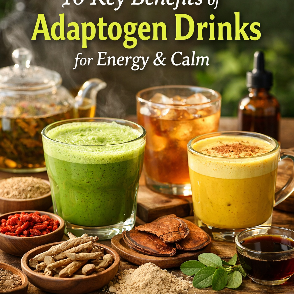 10 Key Benefits of Adaptogen Drinks for Energy & Calm