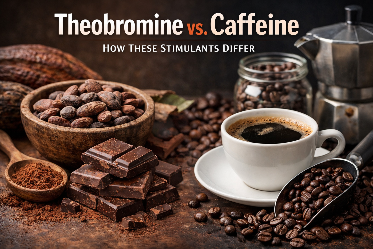 Theobromine vs Caffeine: How These Stimulants Differ