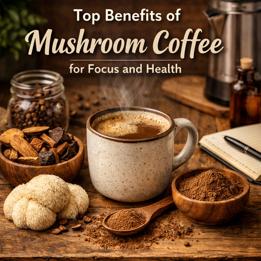 Top Benefits of Mushroom Coffee for Focus and Health