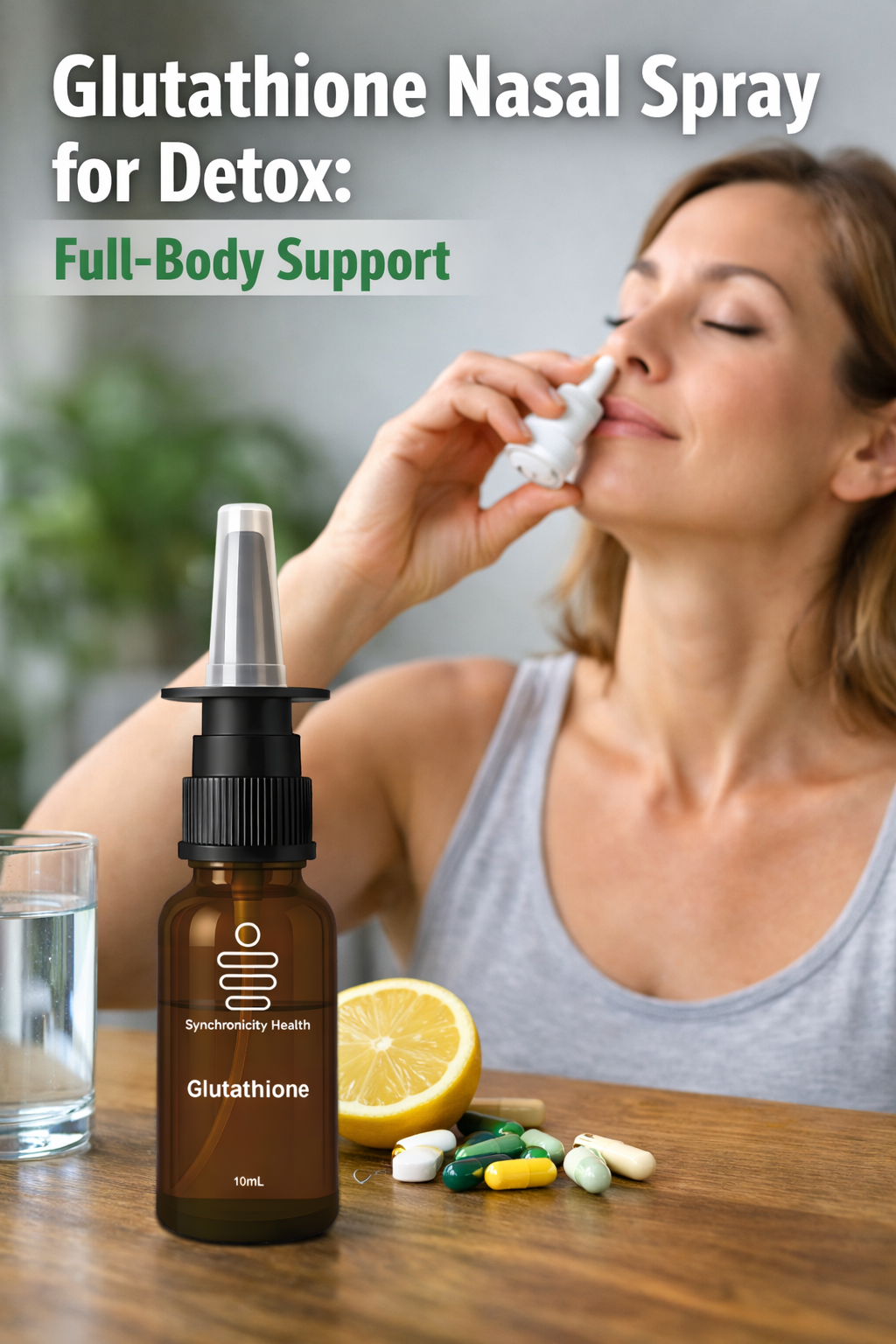 Glutathione Nasal Spray for Detox: Full-Body Support