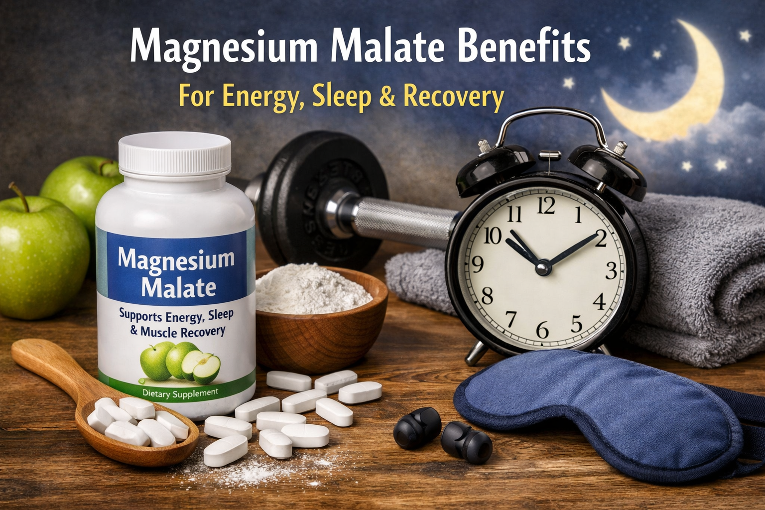 Magnesium Malate Benefits for Energy, Sleep & Recovery