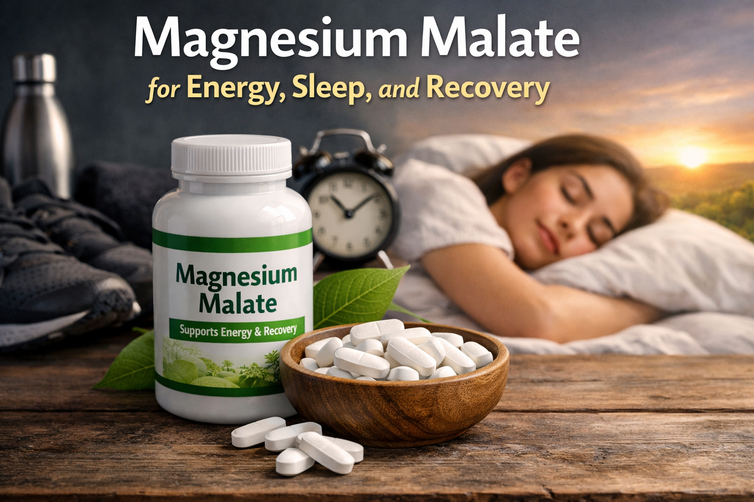 Magnesium Malate for Energy, Sleep, and Recovery