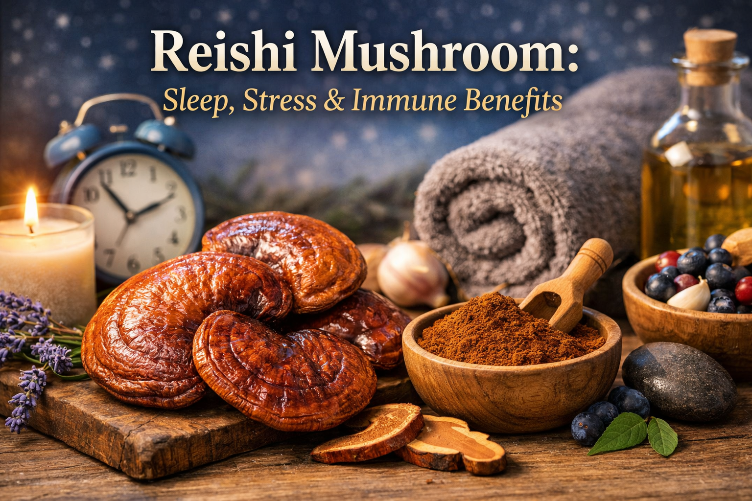 Reishi Mushroom: Sleep, Stress & Immune Benefits