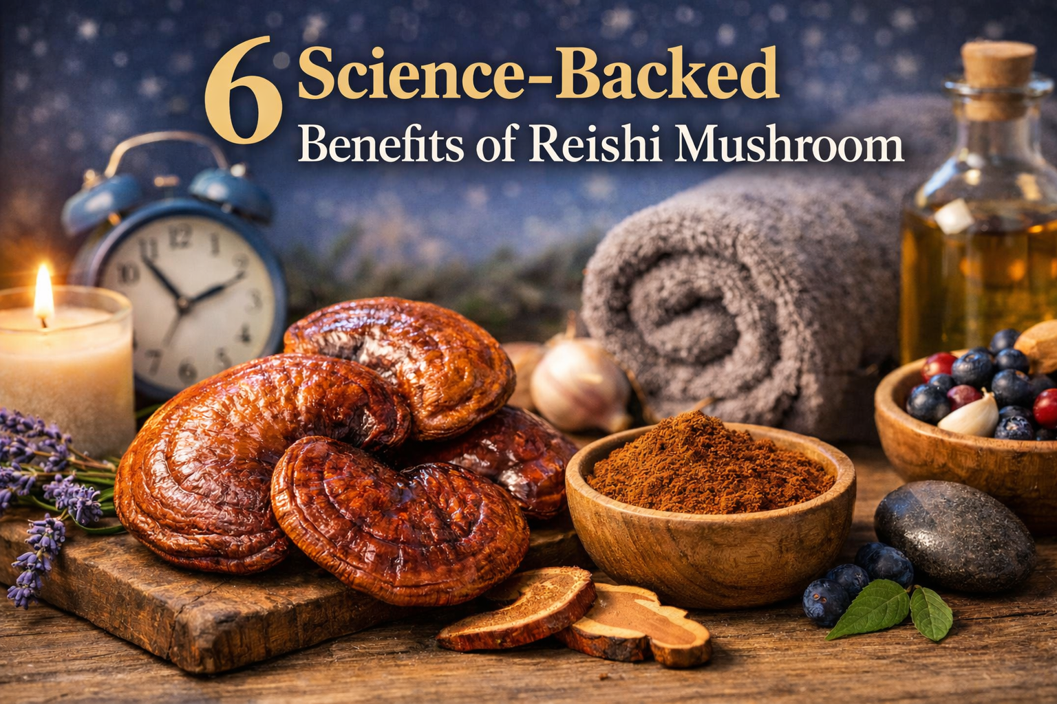 6 Science-Backed Benefits of Reishi Mushroom