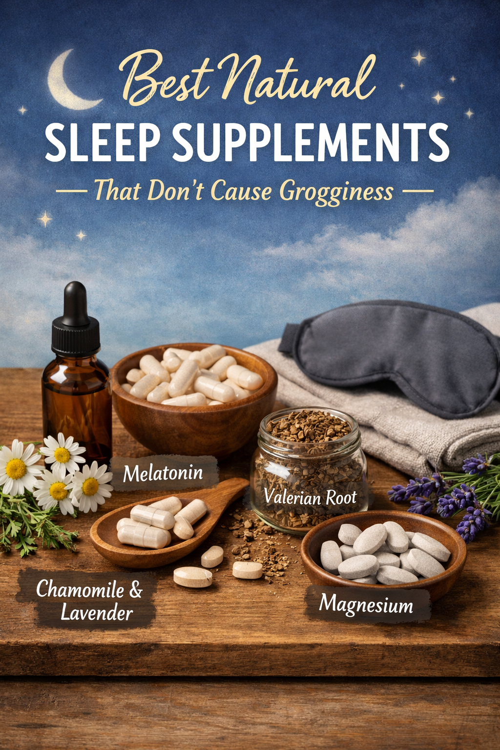 Best Natural Sleep Supplements That Don’t Cause Grogginess