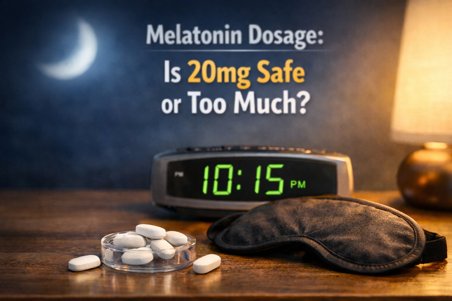 Melatonin Dosage: Is 20mg Safe or Too Much?