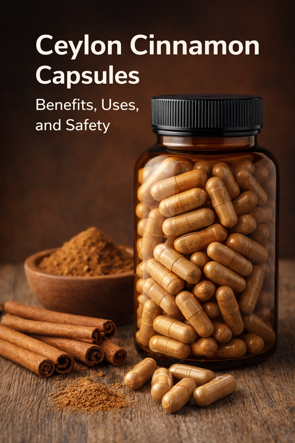 Ceylon Cinnamon Capsules: Benefits, Uses, and Safety