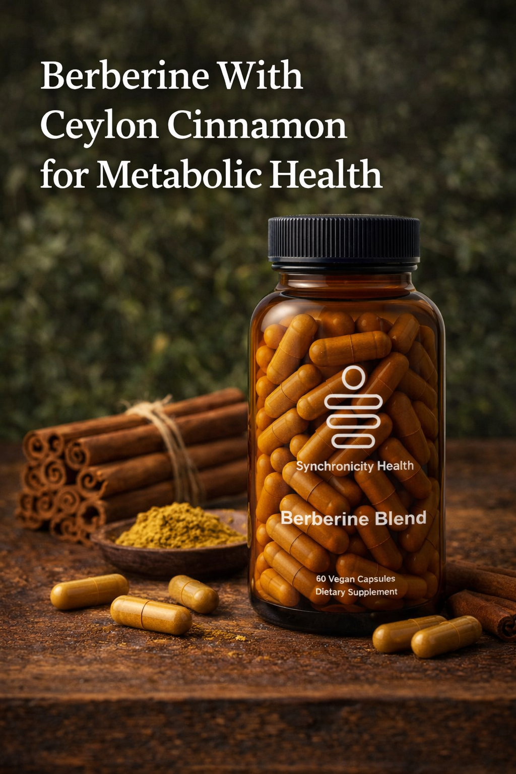 Berberine With Ceylon Cinnamon for Metabolic Health