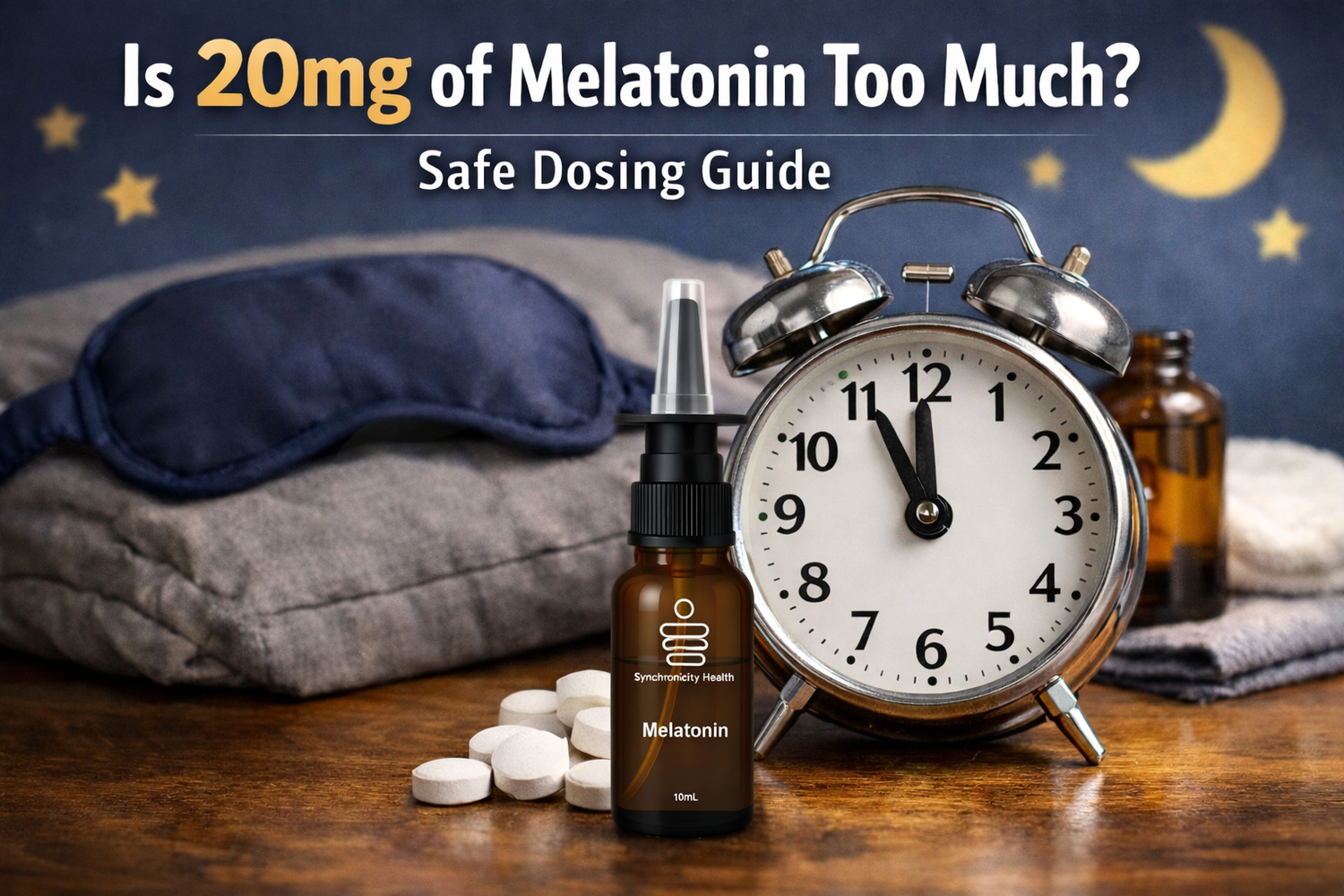 Is 20mg of Melatonin Too Much? Safe Dosing Guide