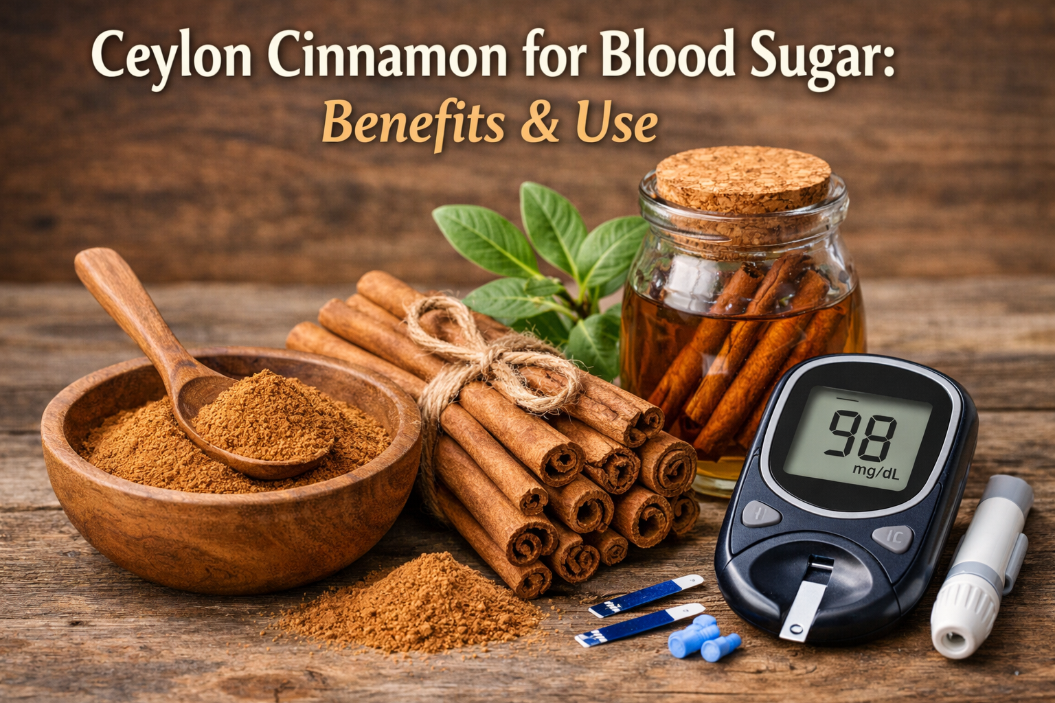 Ceylon Cinnamon for Blood Sugar: Benefits & Use