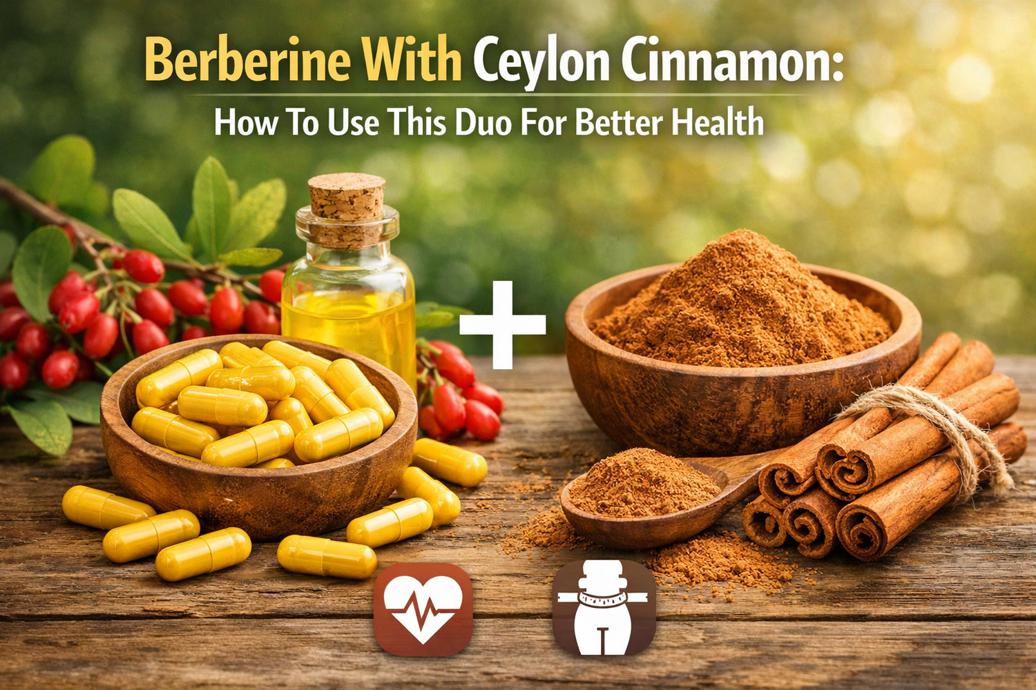 Berberine With Ceylon Cinnamon: How To Use This Duo For Better Health