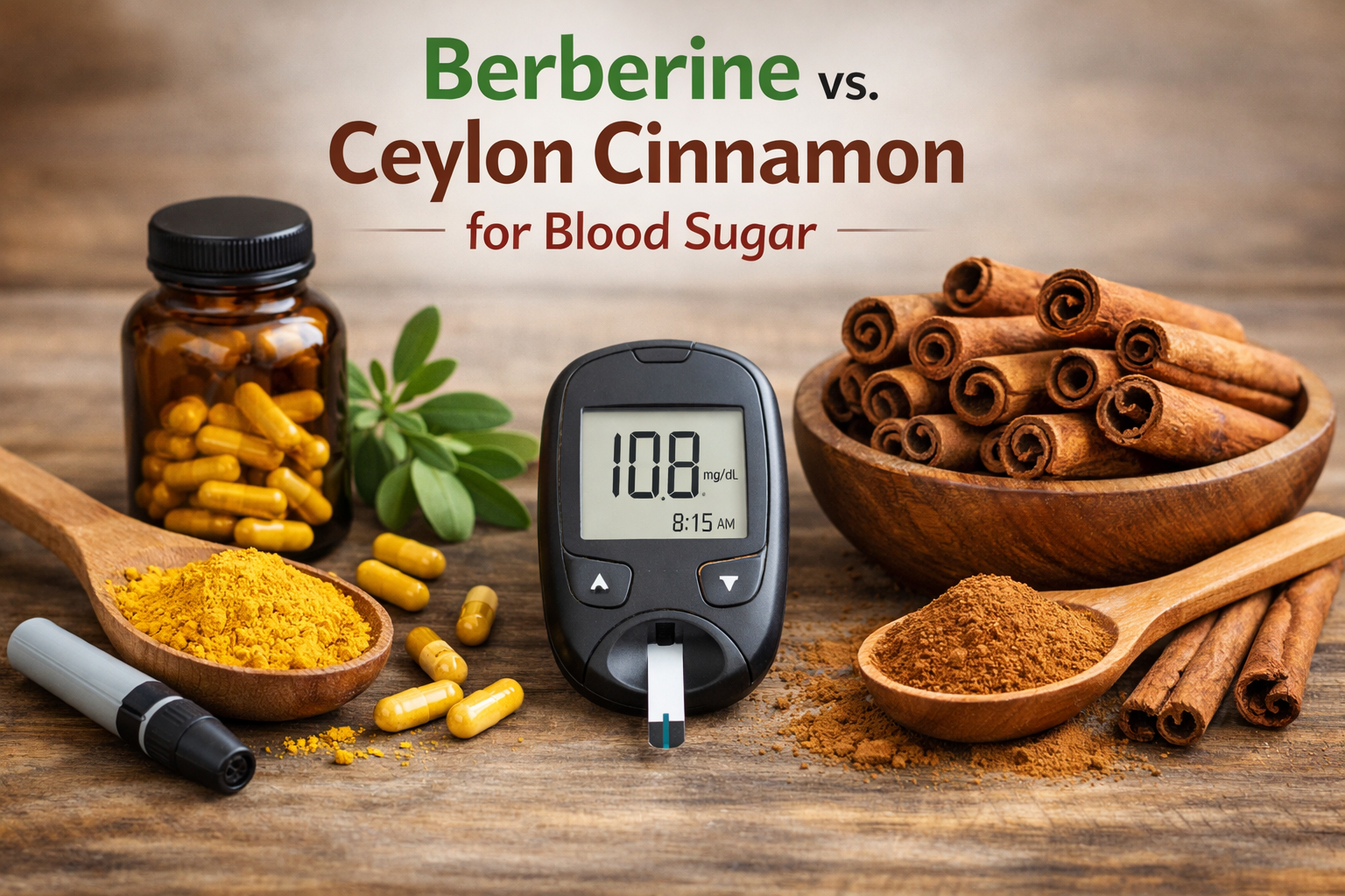 Berberine vs. Ceylon Cinnamon for Blood Sugar