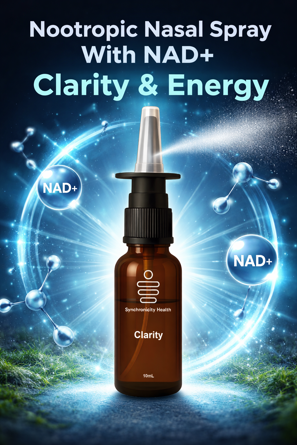 Nootropic Nasal Spray With NAD+: Clarity & Energy