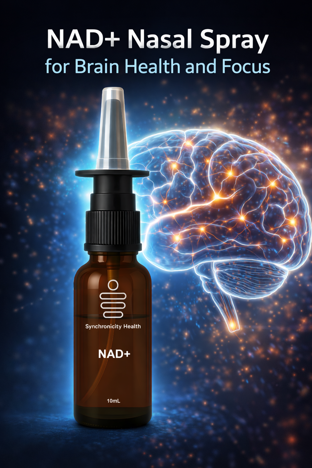 NAD+ Nasal Spray for Brain Health and Focus
