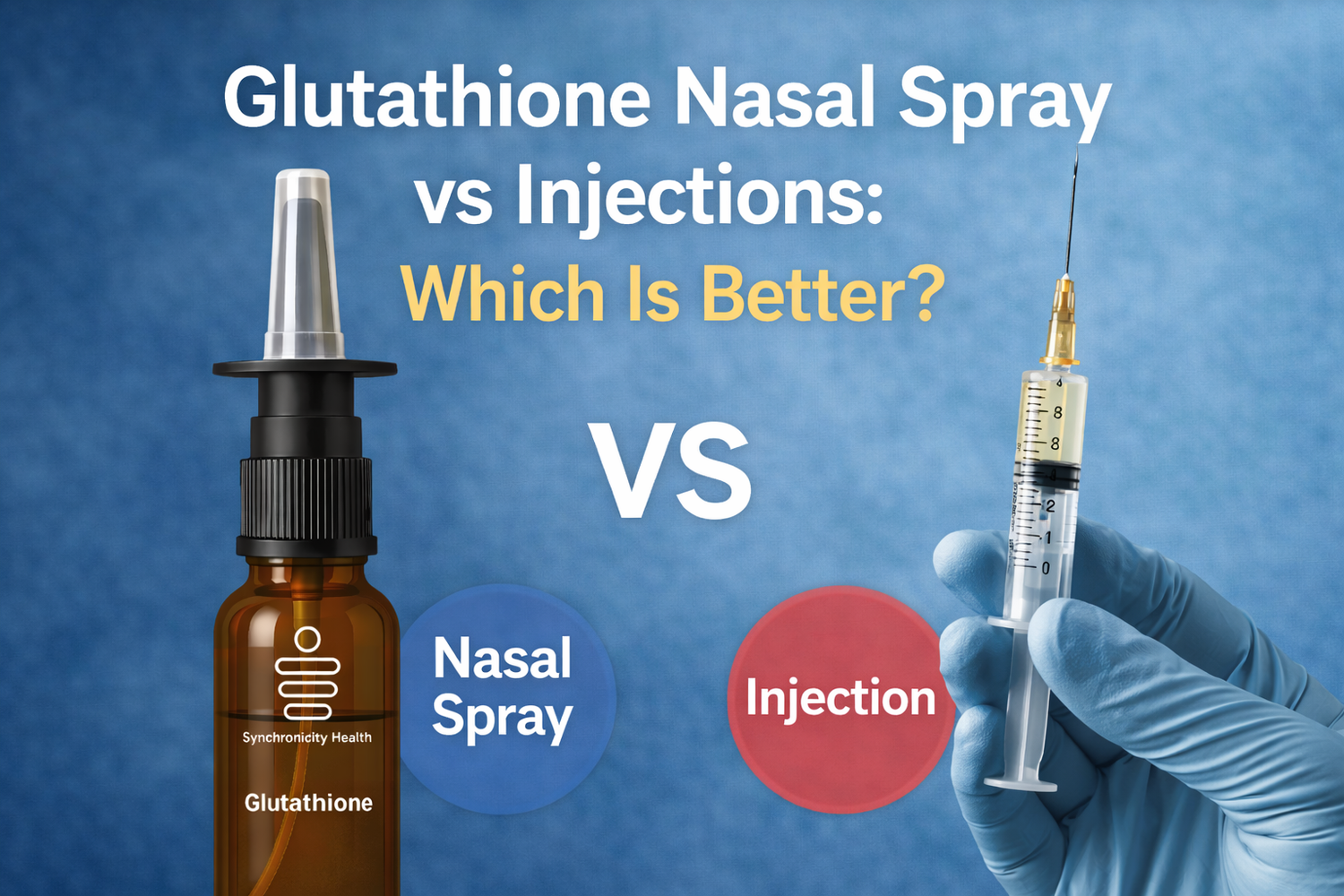 Glutathione Nasal Spray vs Injections: Which Is Better?