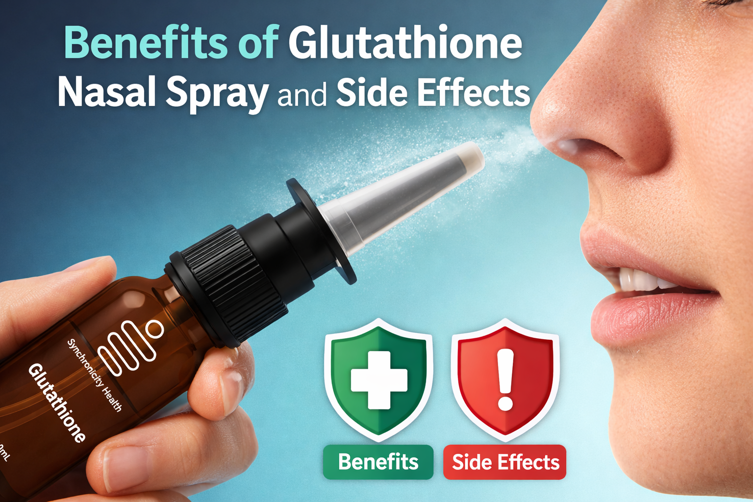 Benefits of Glutathione Nasal Spray and Side Effects