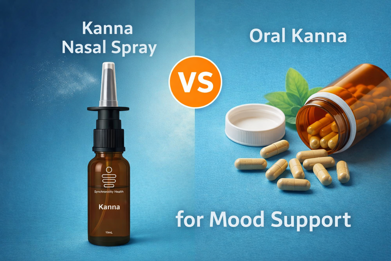 Kanna Nasal Spray vs Oral Kanna for Mood Support