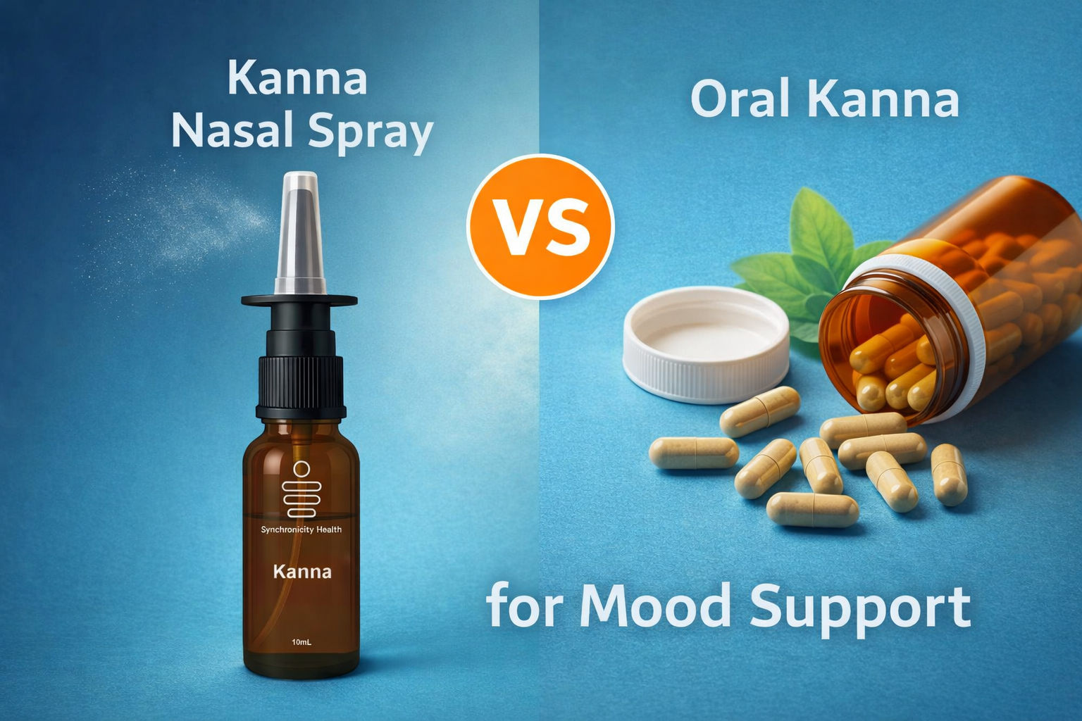 Kanna Nasal Spray vs Oral Kanna for Mood Support