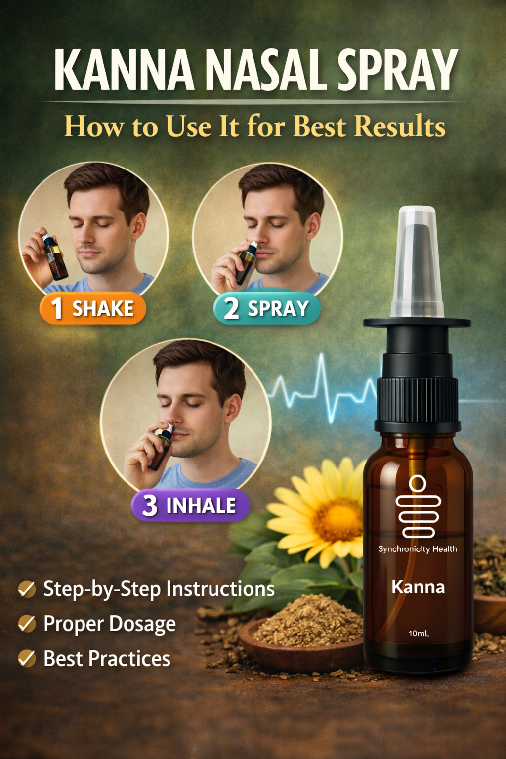 Kanna Nasal Spray: How to Use It for Best Results
