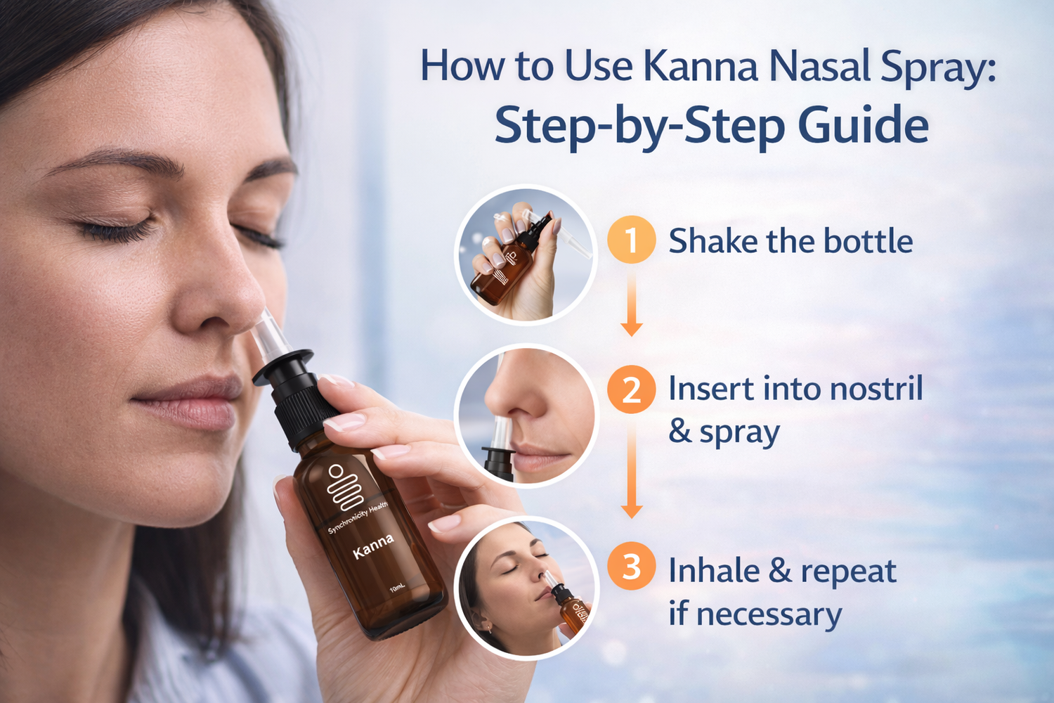 How to Use Kanna Nasal Spray: Step-by-Step Guide