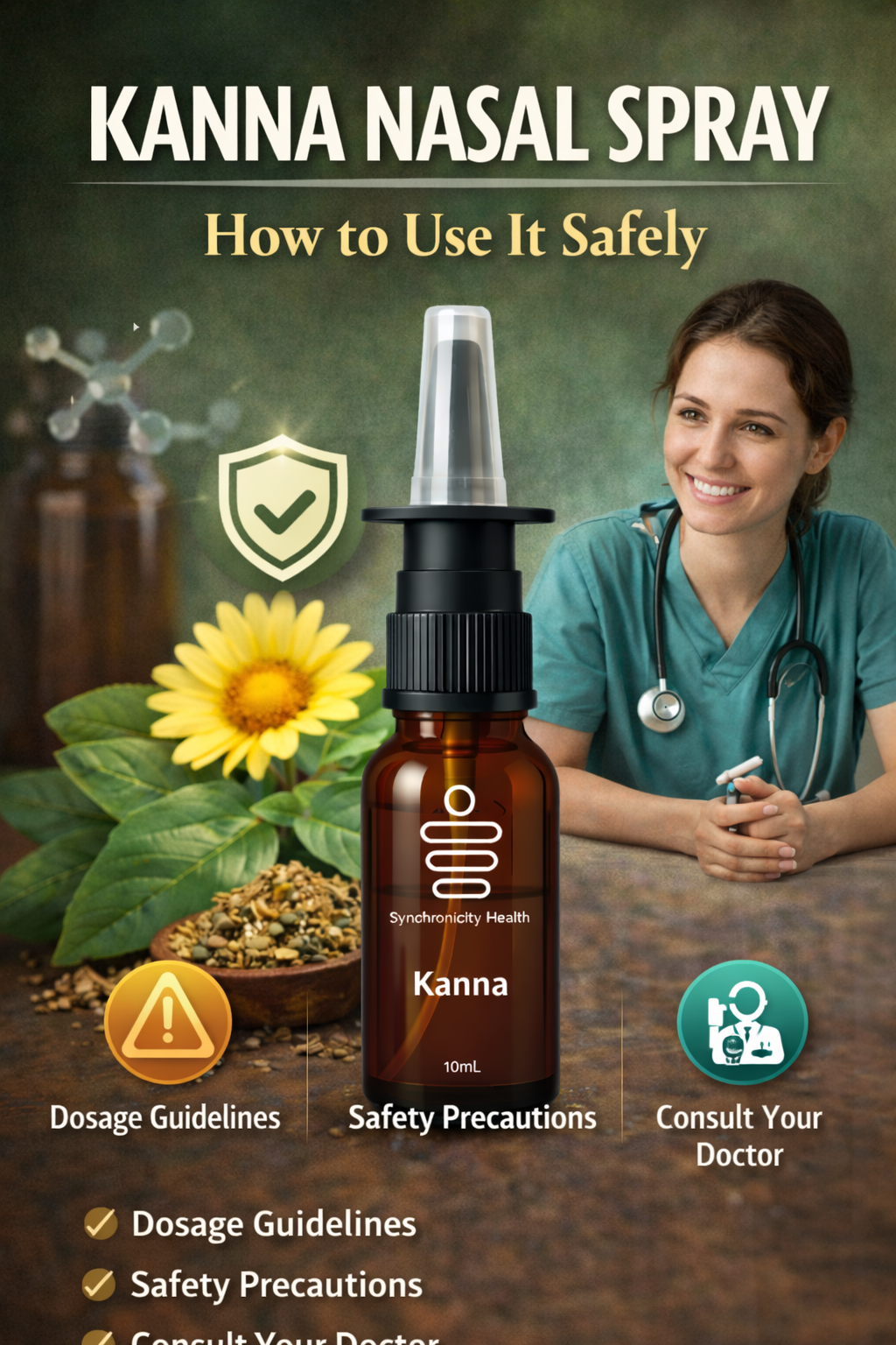 Kanna Nasal Spray: How to Use It Safely