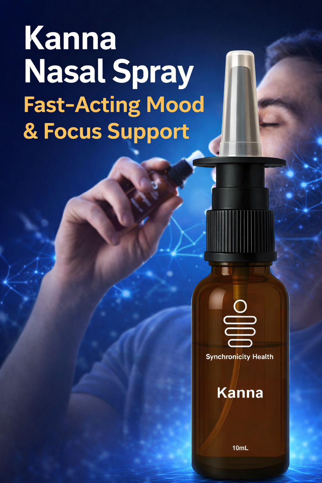 Kanna Nasal Spray: Fast-Acting Mood & Focus Support