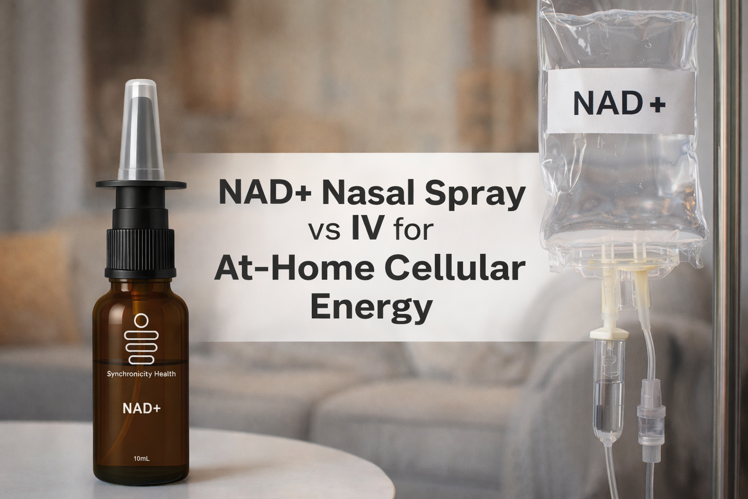 NAD+ Nasal Spray vs IV for At‑Home Cellular Energy