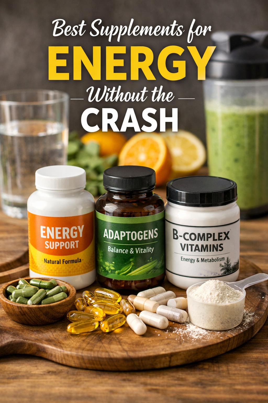 Best Supplements for Energy Without the Crash