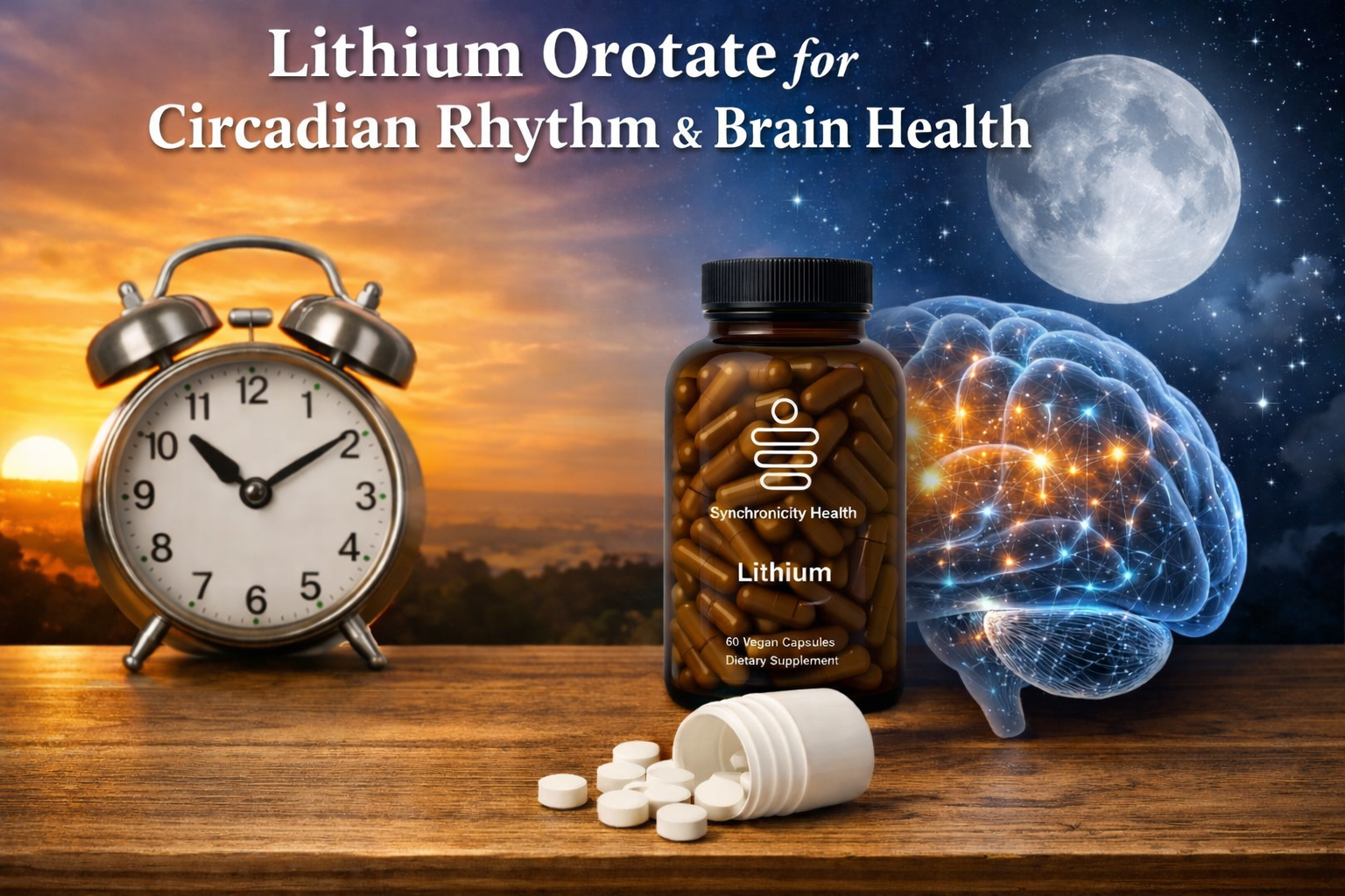 Lithium Orotate for Circadian Rhythm and Brain Health