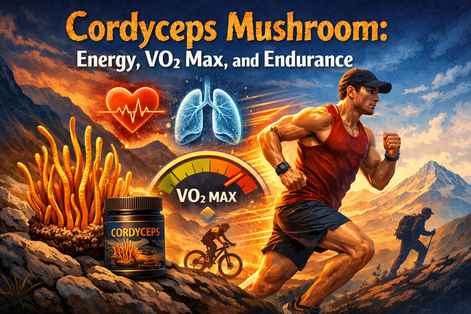 Cordyceps Mushroom: Energy, VO2 Max, and Endurance