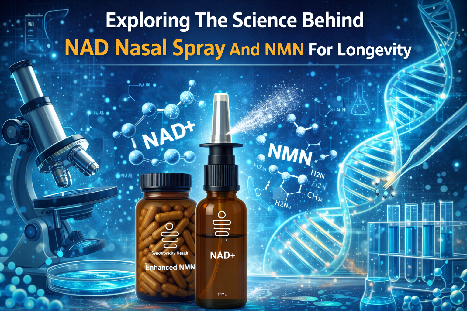 Exploring The Science Behind NAD Nasal Spray And NMN For Longevity