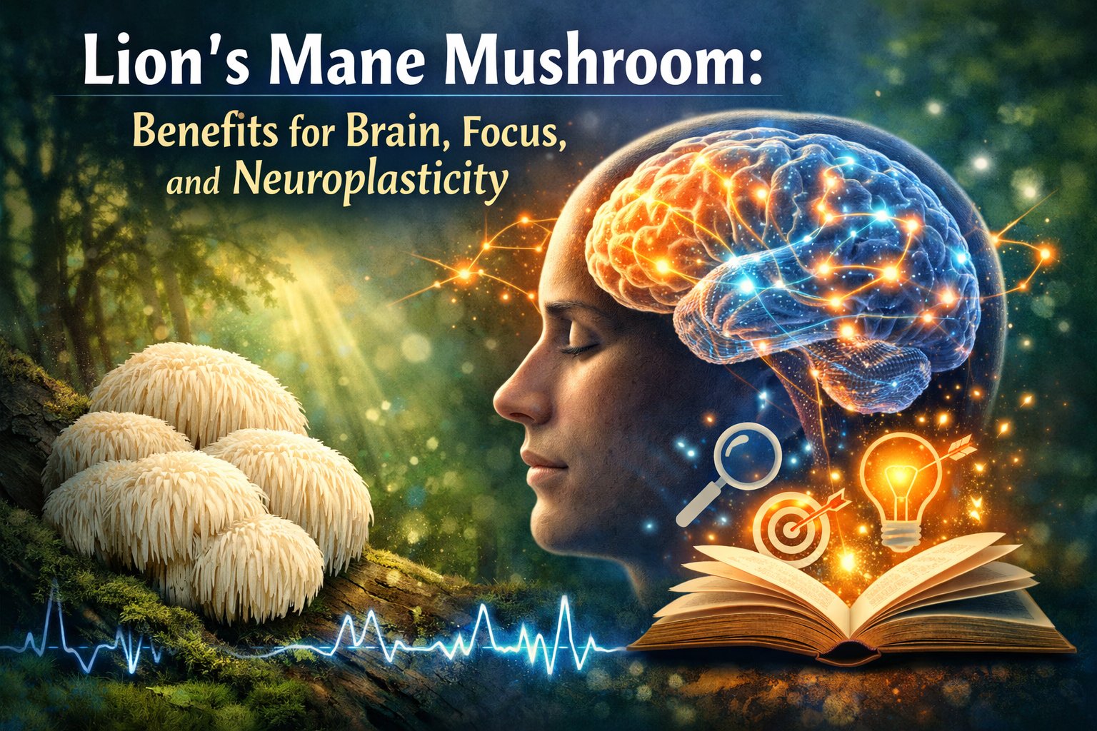 Lion's Mane Mushroom: Benefits for Brain, Focus, and Neuroplasticity